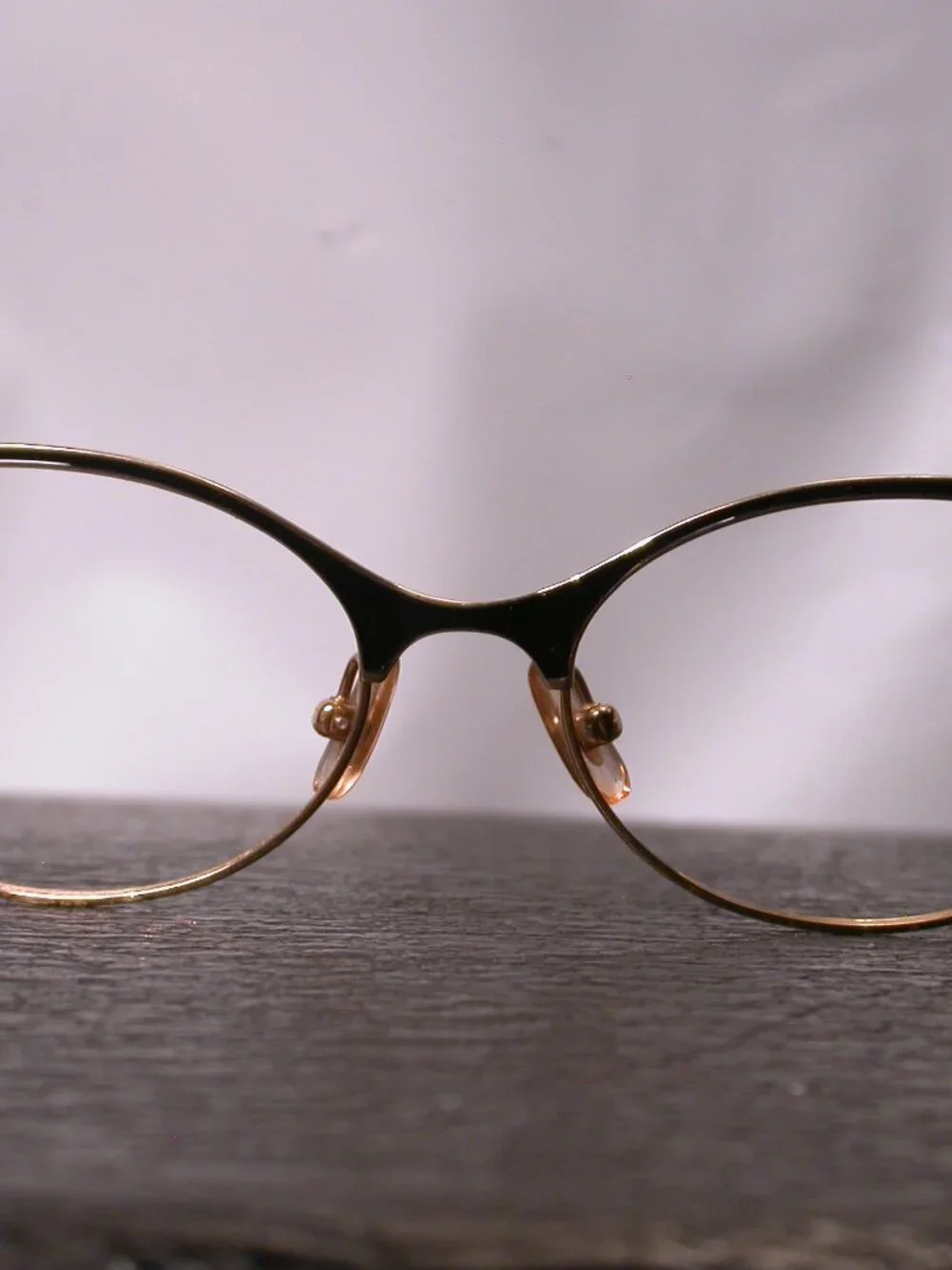 Seraphin Brookview Black and Gold Eyeglasses Frames Hand Made in Japan